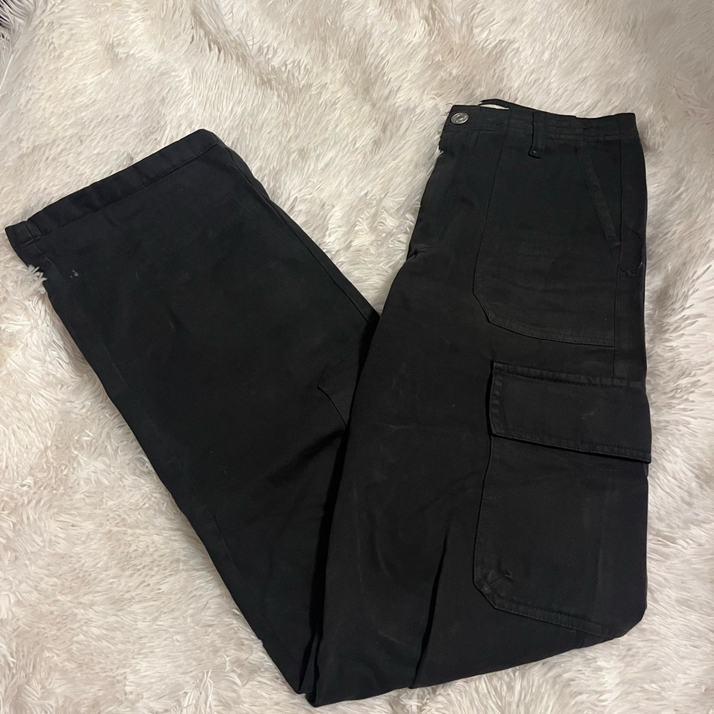 Zara Black Cargo Pants - Picture 3 of 7